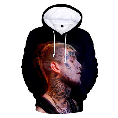 Hip Hop rapper Lil Peep Graphic hoodie full body print sweatshirt for women and men