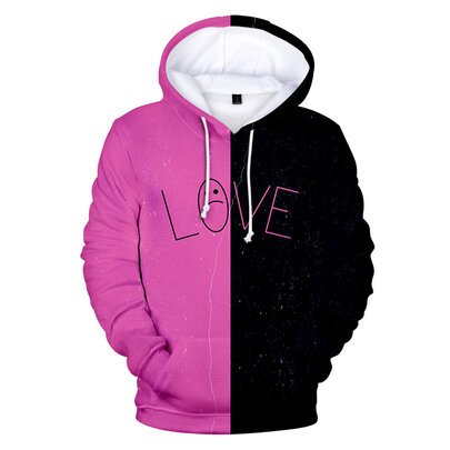 Love Lil Peep 3D Print Hoodie Long Sleeve,Suitable for daily casual wear, office, school, party, club, street, taking photo,running,sports,vacation, holiday date, christmas, fantastic gift.