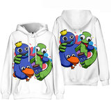 Cute Rainbow Friends pullover hoodie for teens