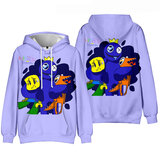 Rainbow Friends Graphic Jacket Cool Hooded Sweatshirt