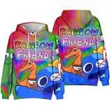 New Rainbow Friends Hoodies Sweatshirts Cool Anime Cosplay Pullovers Tops