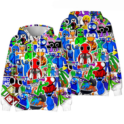 Enjoy comfort and fashion Roblox Rainbow Friends Hoodie at the same time with this unique unisex graphic Sweatshirt 