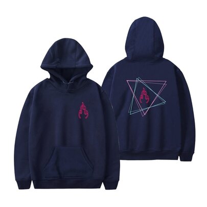 long sleeve Fire And Triangle Sapnap Casual Pullover hoodie for unisex