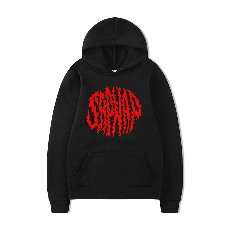 Red Sapnap Logo Graphic Hoodie For r Fans - PKAWAY