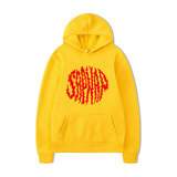 drawstring hooded sweatshirt Red Sapnap Logo 3d print pullover hoodie