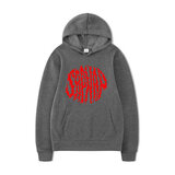 Dark Grey cool Youtuber Sapnap logo graphic hoodie for youth teens