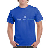 short sleeve roundneck Unique OpenAI Logo ChatGPT Is My Valentine Graphic tee for teens
