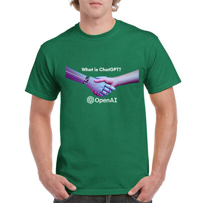 short sleeve crewneck what is ChatGPT Trending AI T-Shirt