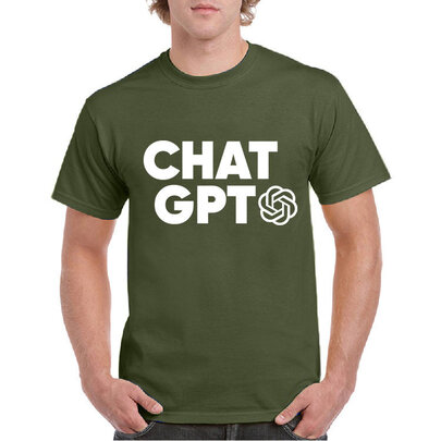 ChatGPT Inspired Related Live Chatbot T-Shirt short sleeve crewneck