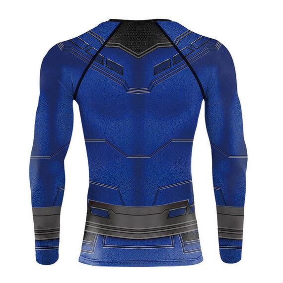 number four 3d printed tee top Men's Compression Baselayer Athletic Workout T Shirts