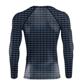 crewneck classic superman running tee shirt with skull print pattern