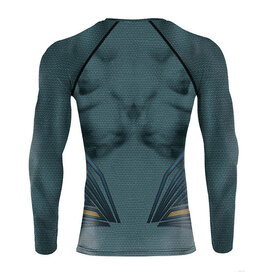DC superhero superman Compression Sports Shirt Cool America Solider Running Long Sleeve Tee