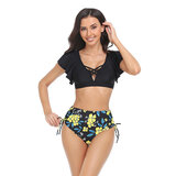 Women Bikini Swimsuit High Waisted Two Piece Bathing Suit