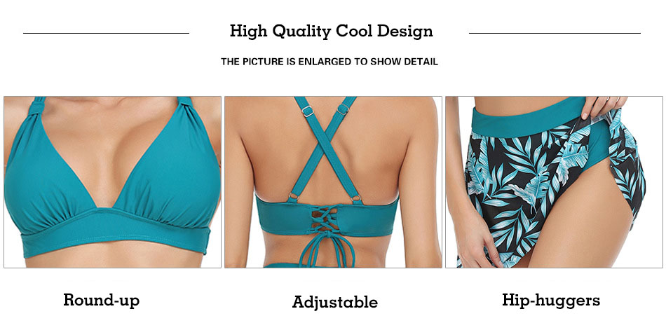 The Best Sell Two Pieces Womens Bikini Swimsuit - Cool Design Detail
