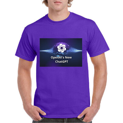 short sleeve crewneck Funny Software Engineer T-shirt OpenAI ChatGPT Robot casual Tee top