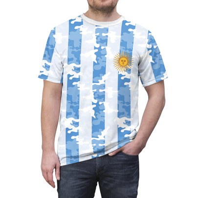 Cool Argentina Country Flag T-Shirt