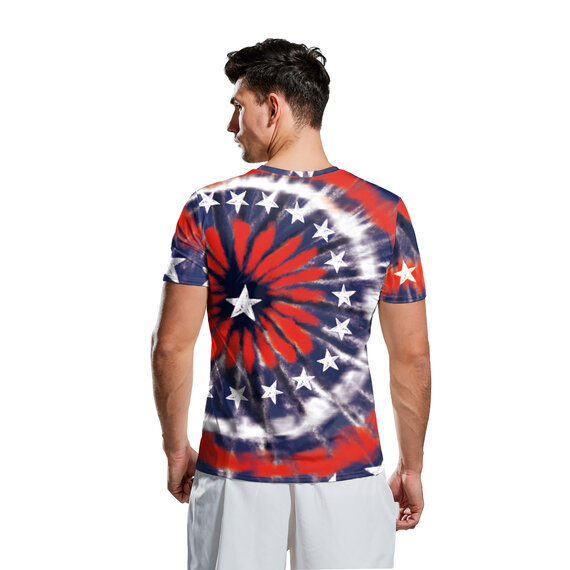 4th of July Shirts USA Patriotic Short Sleeve Summer Tops