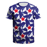 3d Printed creative Men's American Flag T-Shirt