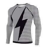 The Flash Mens 3D Digital Printing Short Sleeve T-Shirt Outdoor Running Yoga Fitness Tight Shirt for Men