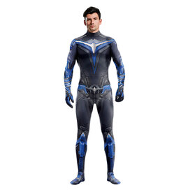 long sleeve Game Gotham Knights Nightwing compression gym shirt