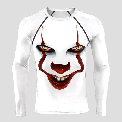 crewneck cool 3d graphic tee shirt for gym - It Stephen King