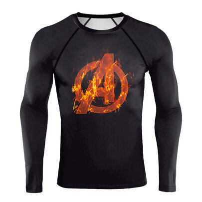 Marvel Avengers Distressed  Logo Mens T-Shirt