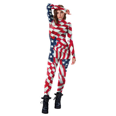 Patriotic Apparel Items to Wear on American Holidays - print jumpsuit for ladies
