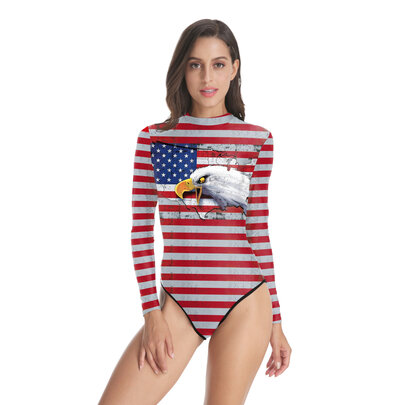American Trends Womens One Piece Bathing Suits for Independence Day