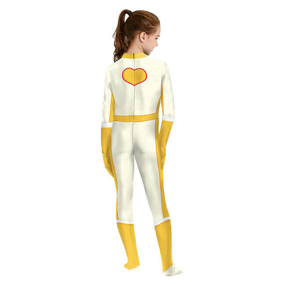 Super Mario Bros role play costume Princess Daisy 3d printed jumpsuit for kids