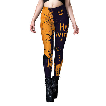 Women's Halloween Spooky Castle Halloween Leggings