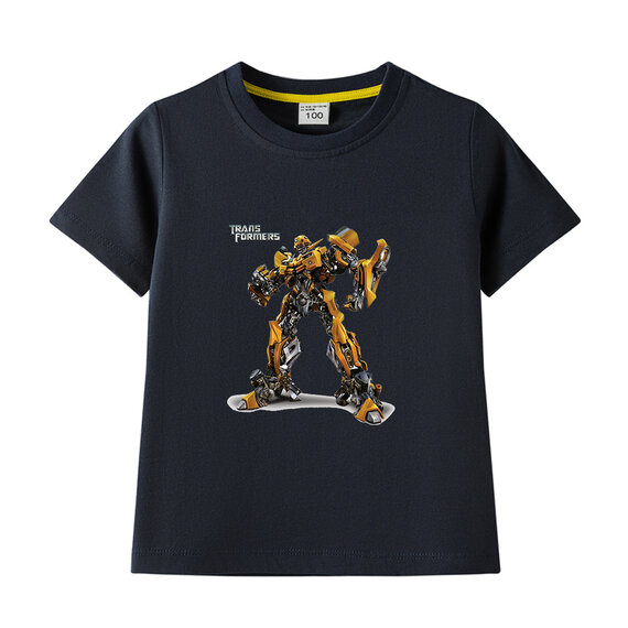 short sleeve Transformers Movie charactor BumbleBee Tee for cosplay boys and girls