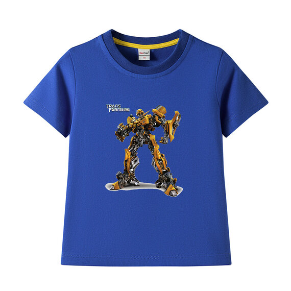 short sleeve Transformers Bumblebee Kids Graphic T-Shirt