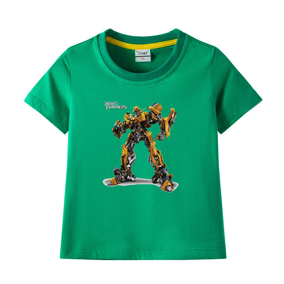 Personalised T-Shirts Boy's Transformers Bumblebee Top for Girls