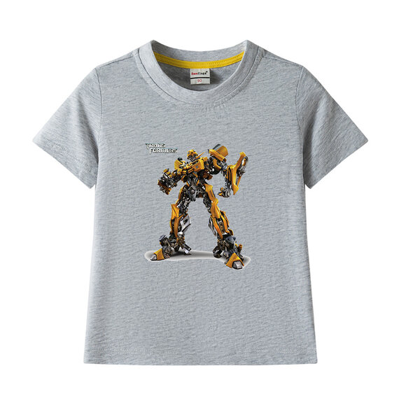 Transformers Bumblee Boys Shirt Grey