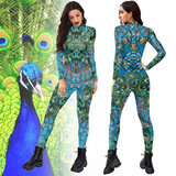 sexy women Peacock Halloween Costume