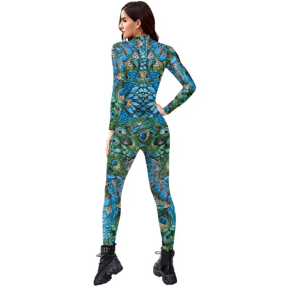 womens peacock halloween costume