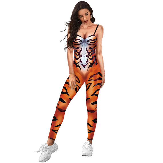 Womens Long Sleeve One Piece Jumpsuit Spandex Zentai Unitard