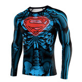Superman Bones Rib Cage Heart T Shirt for workout