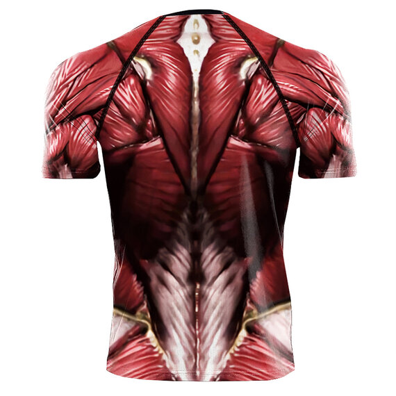 Cool 3d printed Tee Human muscle anatomy T-shirt