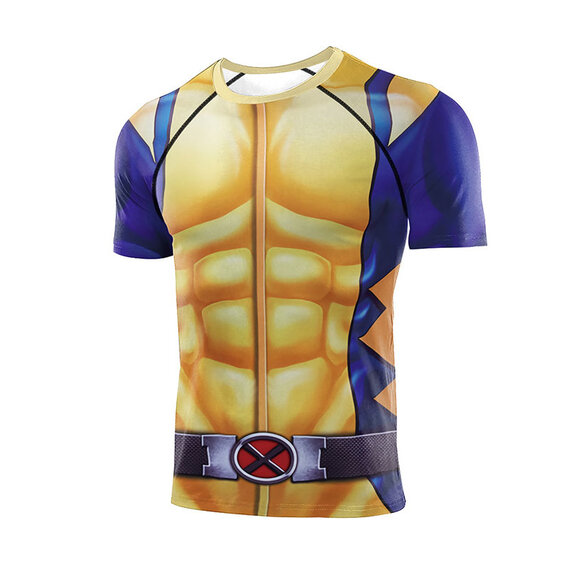 Men's Marvel X-Men Short Sleeve Graphic Crewneck costume shirt