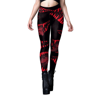 Women Leggings Festival Printed Stretchy Legging Tights