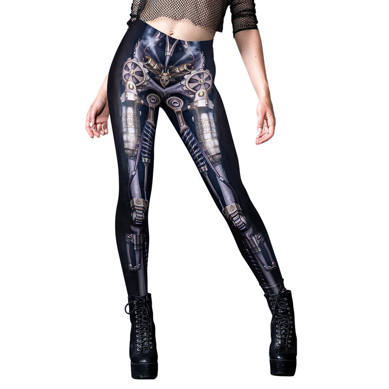 Steam Punk Leggings WOMENS Steampunk Leggings for Women Cyberpunk