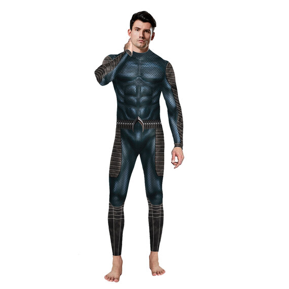 Cool Mens cosplay jumpsuit for halloween - Aquaman costume