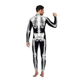 long sleeve Skeleton halloween cosplay costume