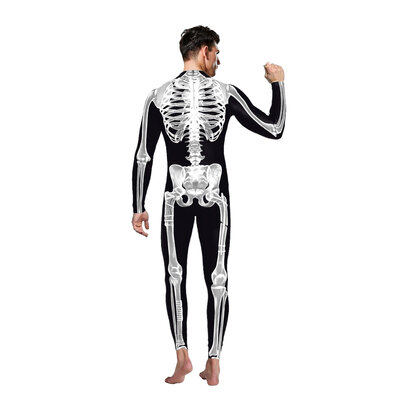 long sleeve Skeleton halloween cosplay costume