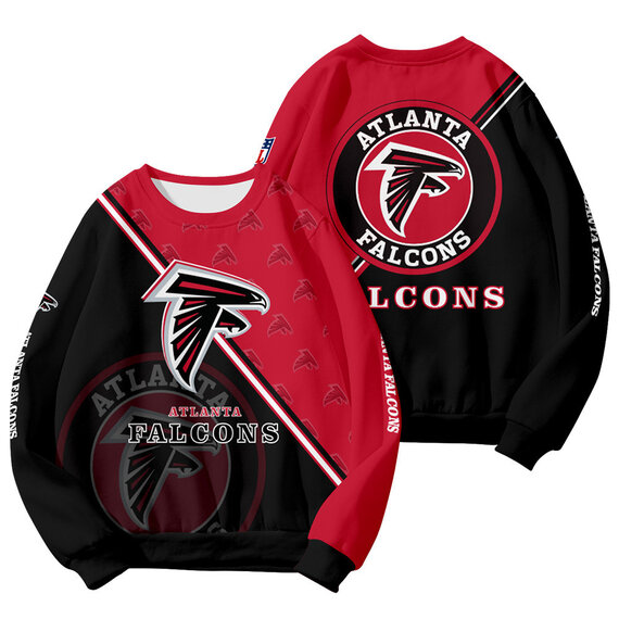 Cool Atlanta Falcons 3D Graphic Long Sleeve Shirt