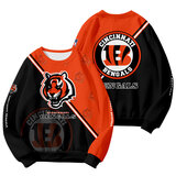 Cool Cincinnati Bengals 3D Graphic Long Sleeve Shirt