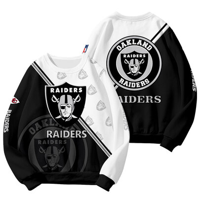 Cool Las Vegas Raiders 3D Graphic Long Sleeve Shirt