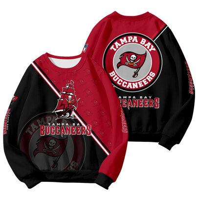 Cool Tampa Bay Buccaneers 3D Graphic Long Sleeve Shirt