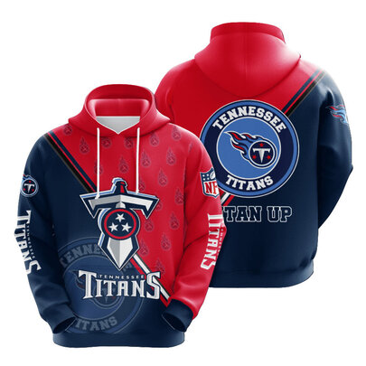 National Football League Tennessee Titans Navy Backfield Combine Authentic Pullover Hoodie